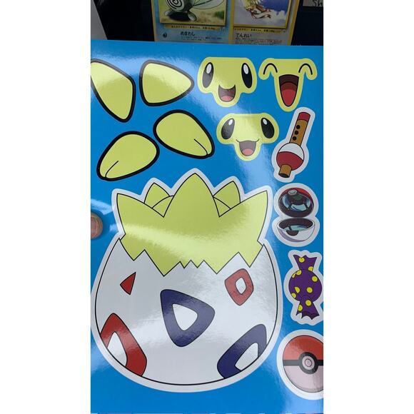 Pokemon Other - 12 Interactive sticker sheets- Original